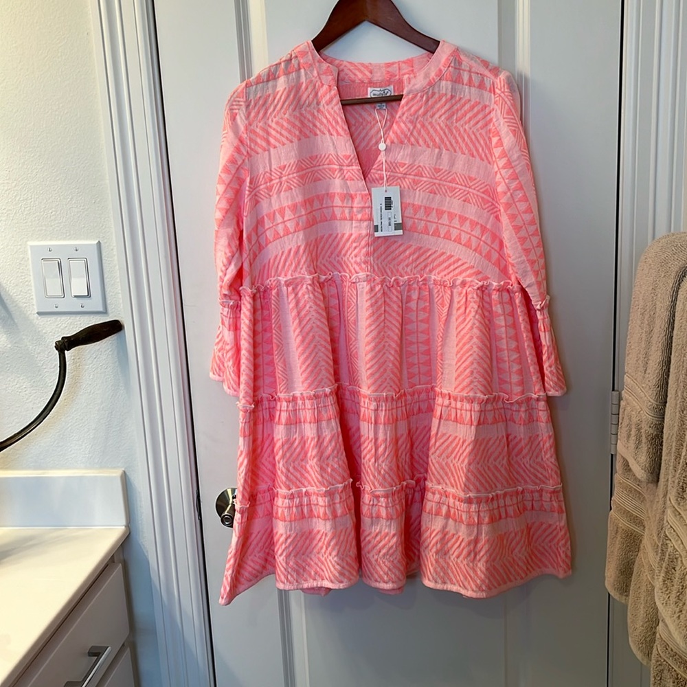 Pink mini dress